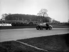 Ian Connell's Vale Special racing at Donington Park, Leicestershire, 1935. Artist: Bill Brunell