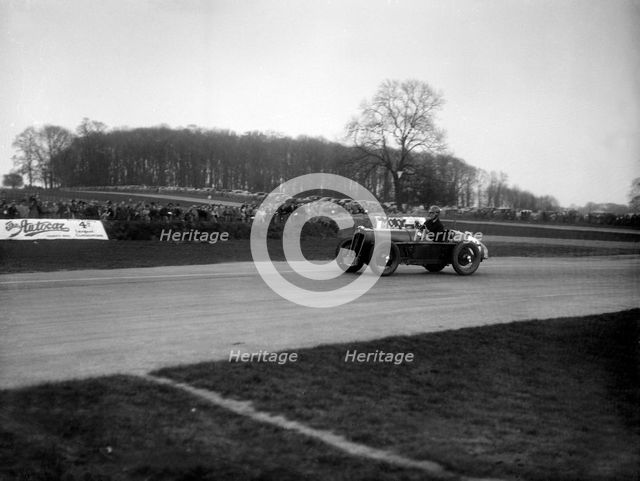 Ian Connell's Vale Special racing at Donington Park, Leicestershire, 1935. Artist: Bill Brunell.