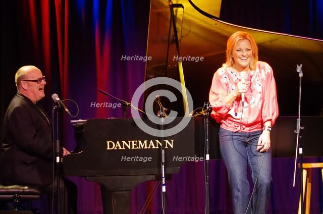 Ian Shaw with Claire Martin, The Under Ground Theatre, Eastbourne, East Sussex, 2011. Artist: Brian O'Connor