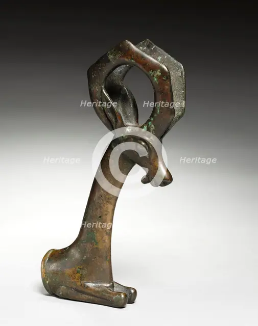 Ibex Whetstone Handle, 1100-900 BC. Creator: Unknown.
