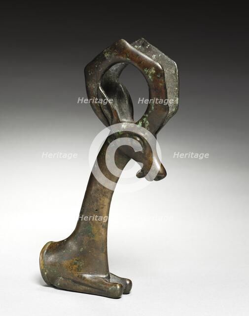 Ibex Whetstone Handle, 1100-900 BC. Creator: Unknown.