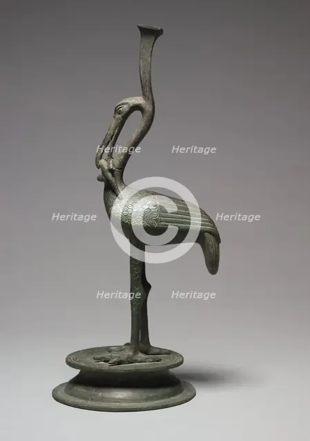 Ibis Eating a Lizard, 1st Century BC to 1st Century AD. Creator: Unknown.
