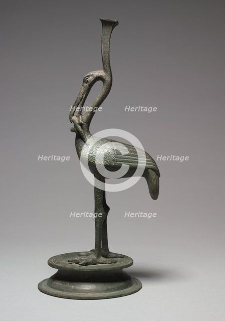 Ibis Eating a Lizard, 1st Century BC to 1st Century AD. Creator: Unknown.
