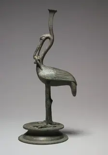 Ibis Eating a Lizard, 1st Century BC to 1st Century AD. Creator: Unknown