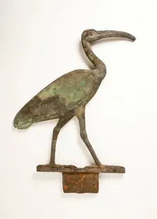 Ibis Processional Standard (image 2 of 2), 664-525 B.C.. Creator: Unknown