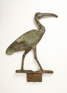 Ibis Processional Standard (image 2 of 2), 664-525 B.C.. Creator: Unknown