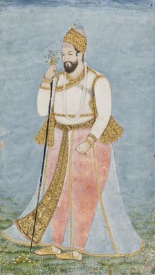 Ibrahim Adil Shah II of Bijapur, c1675. Creator: Unknown