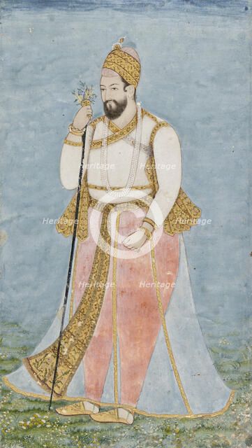 Ibrahim Adil Shah II of Bijapur, c1675. Creator: Unknown.