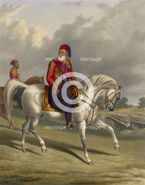 Ibrahim Pasha of Egypt (1789-1848), 1846. Artist: Laporte, George Henry (1799-1873)