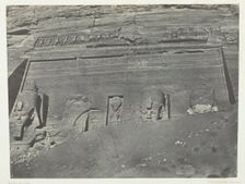 Ibsamboul, Vue Générale Du Grand Spéos De Phrè; Nubie, 1849/51, printed 1852. Creator: Maxime du Camp
