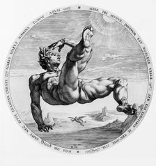 Icarus, 1588. Creator: Hendrik Goltzius