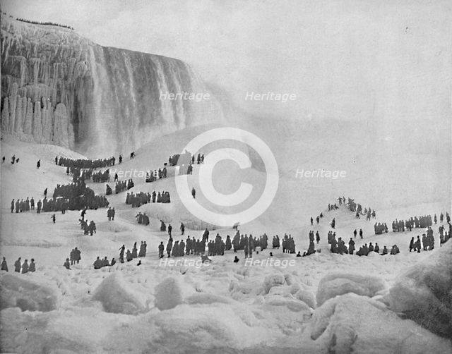 'Ice Mountain, Niagara', c1897. Creator: Unknown.