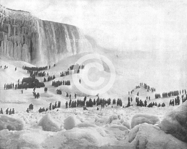 Ice Mountain, Niagara, New York State, USA, c1900.  Creator: Unknown.