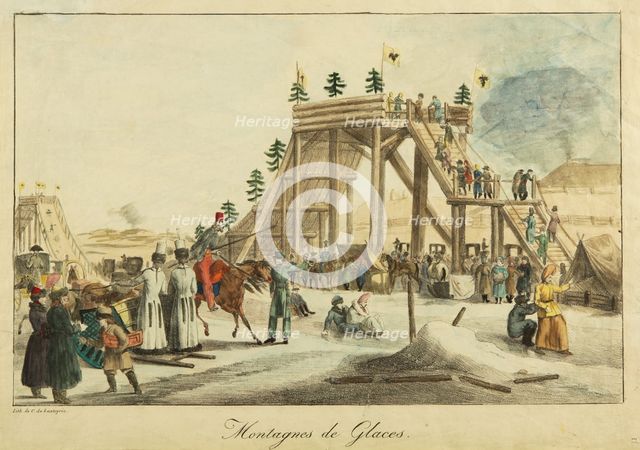 Ice Mountains, ca 1814. Artist: Anonymous  