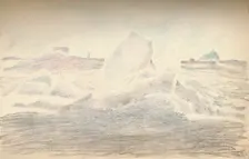 Ice near the Fram 4th July 1894 (1897). Artist: Fridtjof Nansen