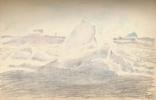 Ice near the Fram 4th July 1894 (1897). Artist: Fridtjof Nansen