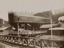 Ice-Breaking Ferry "Baikal", 1899. Creator: Akselrod