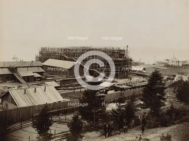 Ice-Breaking Ferry "Baikal", 1899. Creator: Akselrod.