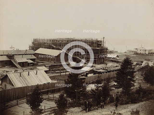 Ice-Breaking Ferry "Baikal", 1899. Creator: Akselrod.