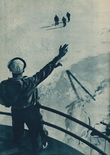 Ice Bridge in U.S.A. 1936