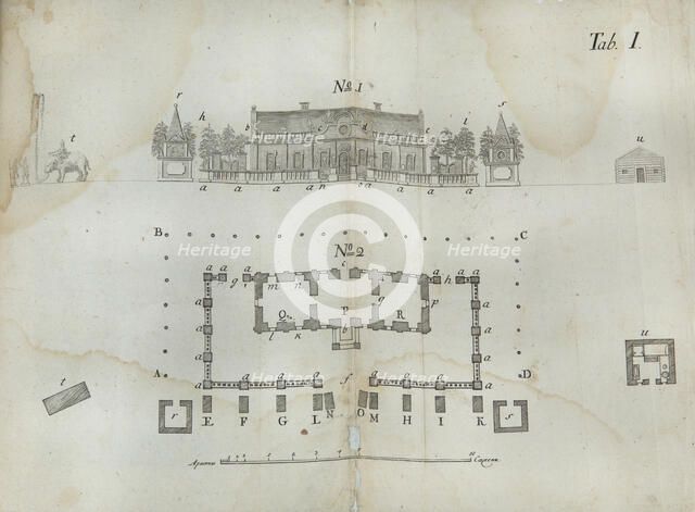 Ice castle built for Empress Anna Ioannovna during the Month of January of the Year 1740.