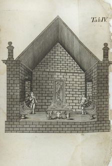 Ice castle built for Empress Anna Ioannovna during the Month of January of the Year 1740