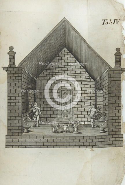 Ice castle built for Empress Anna Ioannovna during the Month of January of the Year 1740.