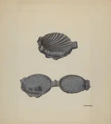Ice Cream Mold, c. 1941. Creator: Chris Makrenos
