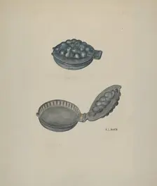 Ice Cream Mold, c. 1941. Creator: V. L. Vance