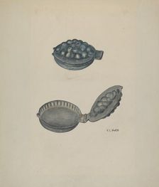 Ice Cream Mold, c. 1941. Creator: V. L. Vance