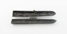 Ice Cream Mold (in the shape of an asparagus spear), England, c. 1900. Creator: Unknown
