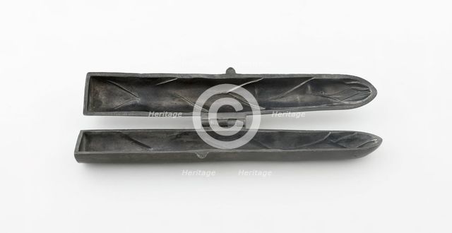 Ice Cream Mold (in the shape of an asparagus spear), England, c. 1900. Creator: Unknown.