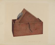 Ice Cream Freezer, c. 1939. Creator: William H Edwards