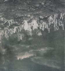 Ice Crystals on the Roof of a Cave at the Head of the Alph River c1911, (1913). Artist: Charles S Wright