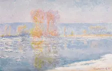 Ice drift, Bennecourt , 1893