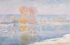 Ice drift, Bennecourt , 1893