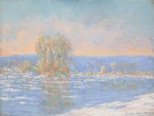 Ice drift, Bennecourt , 1893. Creator: Monet, Claude (1840-1926)
