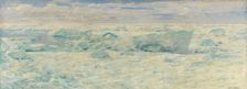 Ice Floes in the Arctic Ocean, 1895. Creator: Otto Sinding