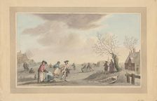 Ice scene, 1700-1800. Creator: Anon