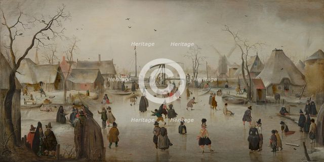 Ice Scene. Creator: Hendrick Avercamp.
