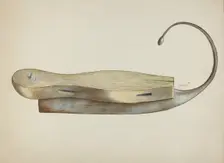 Ice Skate, c. 1937. Creator: Margaret Stottlemeyer