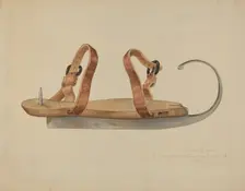 Ice Skate, c. 1937. Creator: Samuel O. Klein