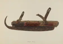 Ice Skate, c. 1938. Creator: Eugene Bartz