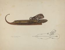 Ice Skate, c. 1938. Creator: Lloyd Charles Lemcke