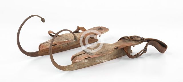 Ice skates, American, 1840-59. Creator: Unknown.