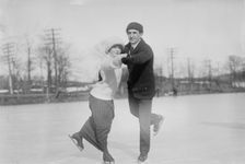 Ice Tango - Mae Hollander and Louis Borod, between c1910 and c1915. Creator: Bain News Service