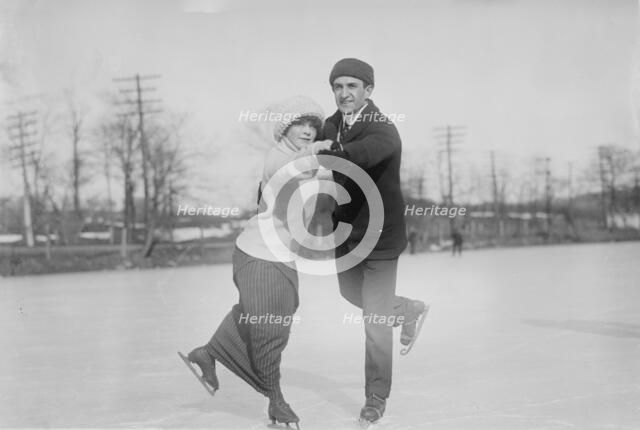 Ice Tango - Mae Hollander and Louis Borod, between c1910 and c1915. Creator: Bain News Service.