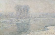 Ice, white effect (Glaçons, effet blanc), 1893. Artist: Monet, Claude (1840-1926)