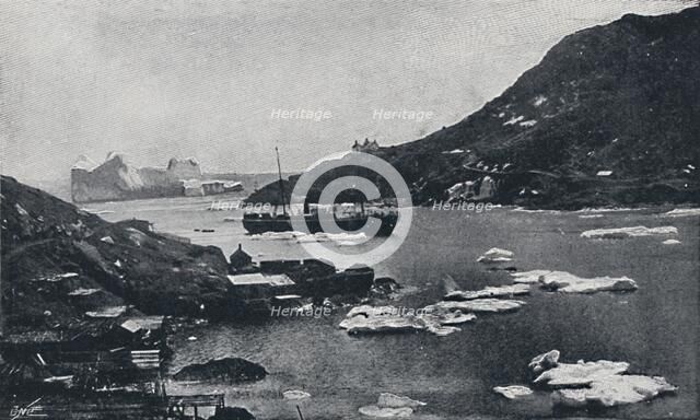 'Icebergs in St. John's Harbour', 1924. Artist: Unknown.