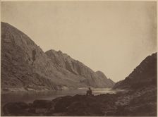 Iceberg Canyon, Colorado River, Looking Above, 1871. Creator: Tim O'Sullivan